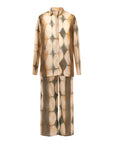 W ESCAPE COLLECTION - GOLDEN SAND SILK SET