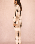Moon Dye Beige Silk Set