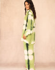 GREEN MOON SILK SET