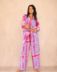 SHIBORI SILK SET