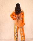 SHIBORI SILK SET