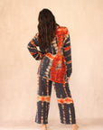 SHIBORI SILK SET