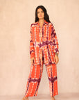 SHIBORI SILK SET