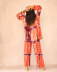 SHIBORI SILK SET