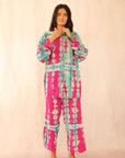 SHIBORI SILK SET