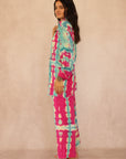SHIBORI SILK SET