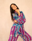 SHIBORI SILK SET