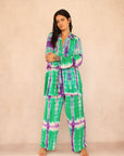 SHIBORI SILK SET