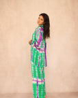 SHIBORI SILK SET