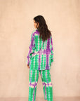 SHIBORI SILK SET