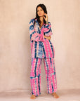 SHIBORI SILK SET