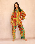SHIBORI SILK SET