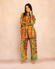 SHIBORI SILK SET