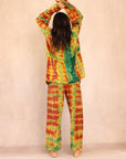 SHIBORI SILK SET