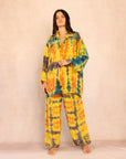 SHIBORI SILK SET