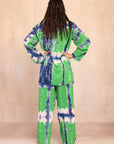 SHIBORI SILK SET