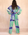 SHIBORI SILK SET