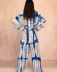 SHIBORI SILK SET
