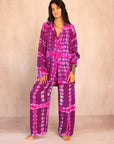 SHIBORI SILK SET