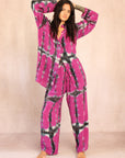 SHIBORI SILK SET