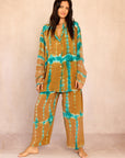 SHIBORI SILK SET