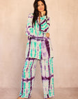 SHIBORI SILK SET