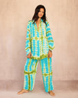 SHIBORI SILK SET