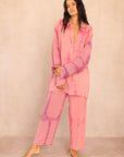 SHIBORI SILK SET