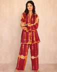 SHIBORI SILK SET
