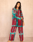 SHIBORI SILK SET