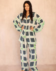 Square Graphic Silk Set