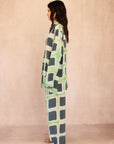 Square Graphic Silk Set