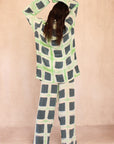 Square Graphic Silk Set