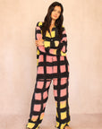 Square Graphic Silk Set