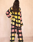 Square Graphic Silk Set