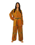SHIBORI SILK SET