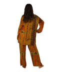 SHIBORI SILK SET