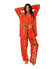 SHIBORI SILK SET
