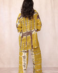 SHIBORI SILK SET SUNSHINE YELLOW