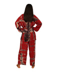 SHIBORI SILK SET