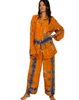 SHIBORI SILK SET