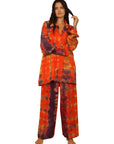 SHIBORI SILK SET