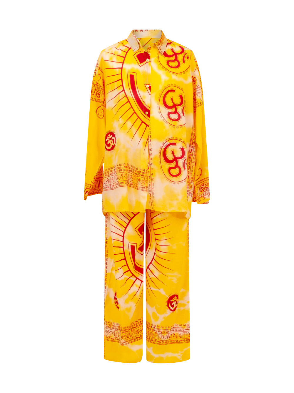 Mantra Cotton Tie Dye Set Yellow