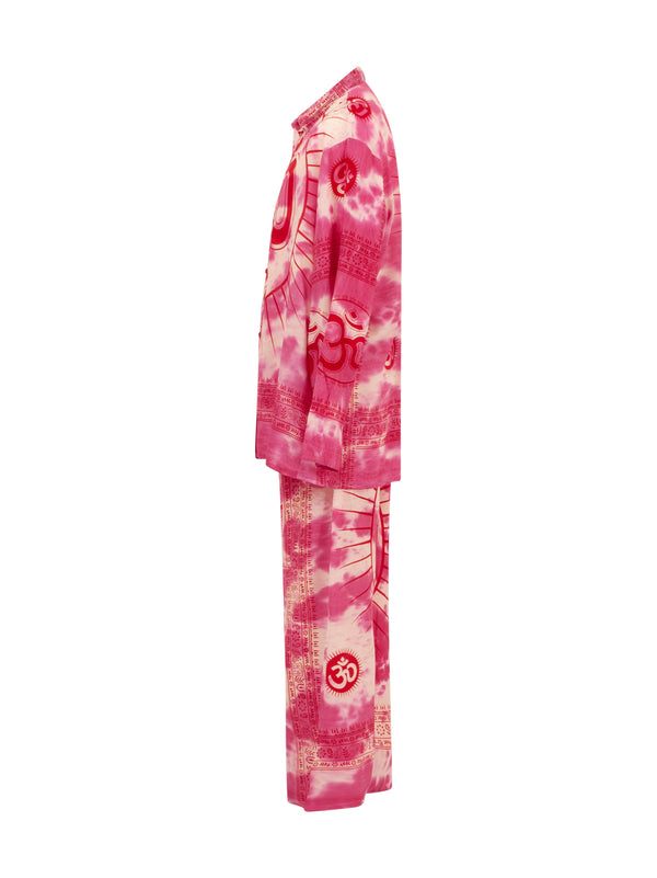 Mantra Cotton Pink Tie Dye OM Collection