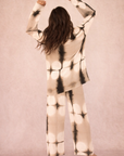 Moon Dye Beige Silk Set