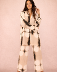 Moon Dye Beige Silk Set