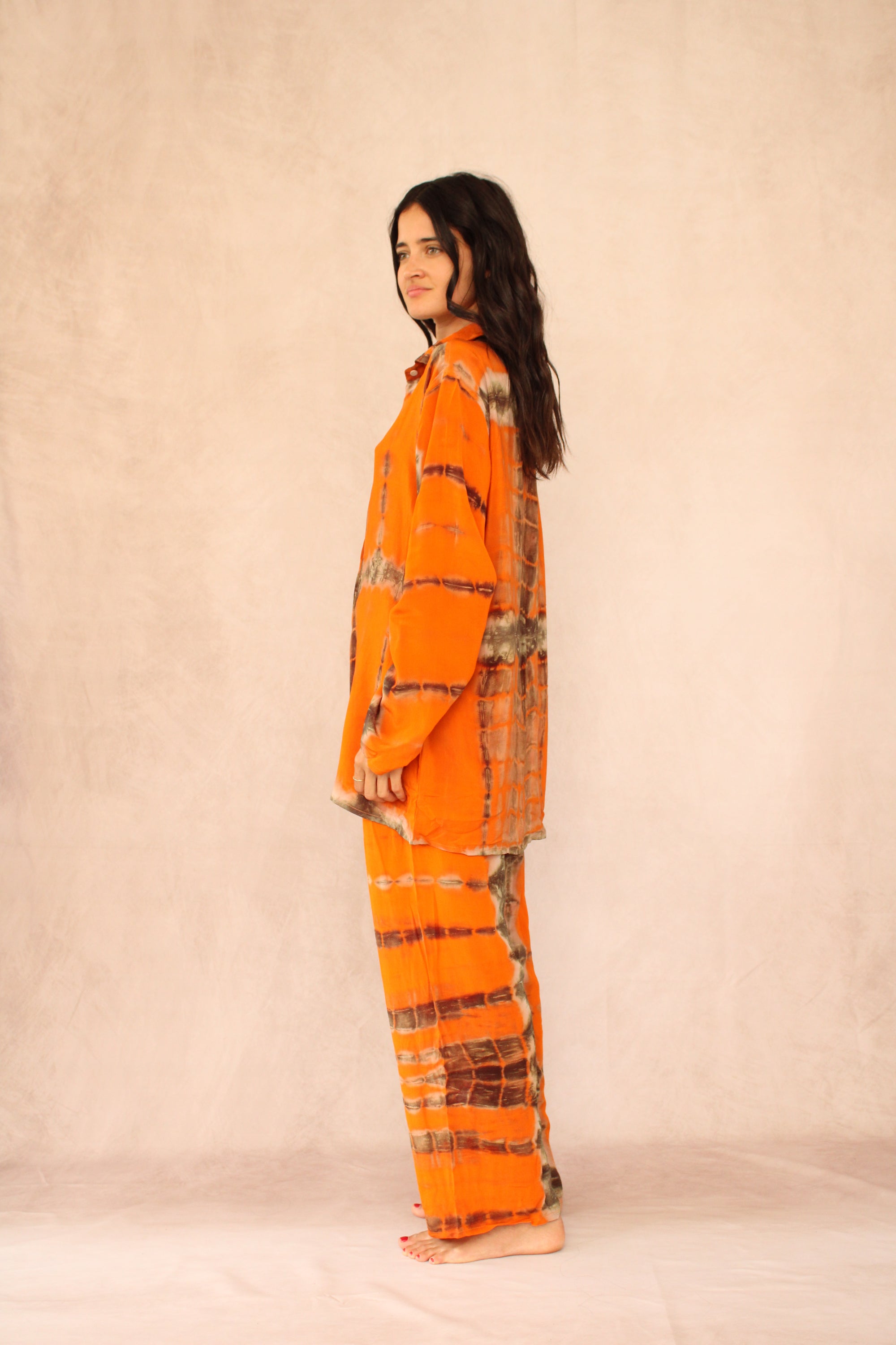 SHIBORI SILK SET