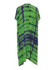 SHIBORI SILK KAFTAN DRESS