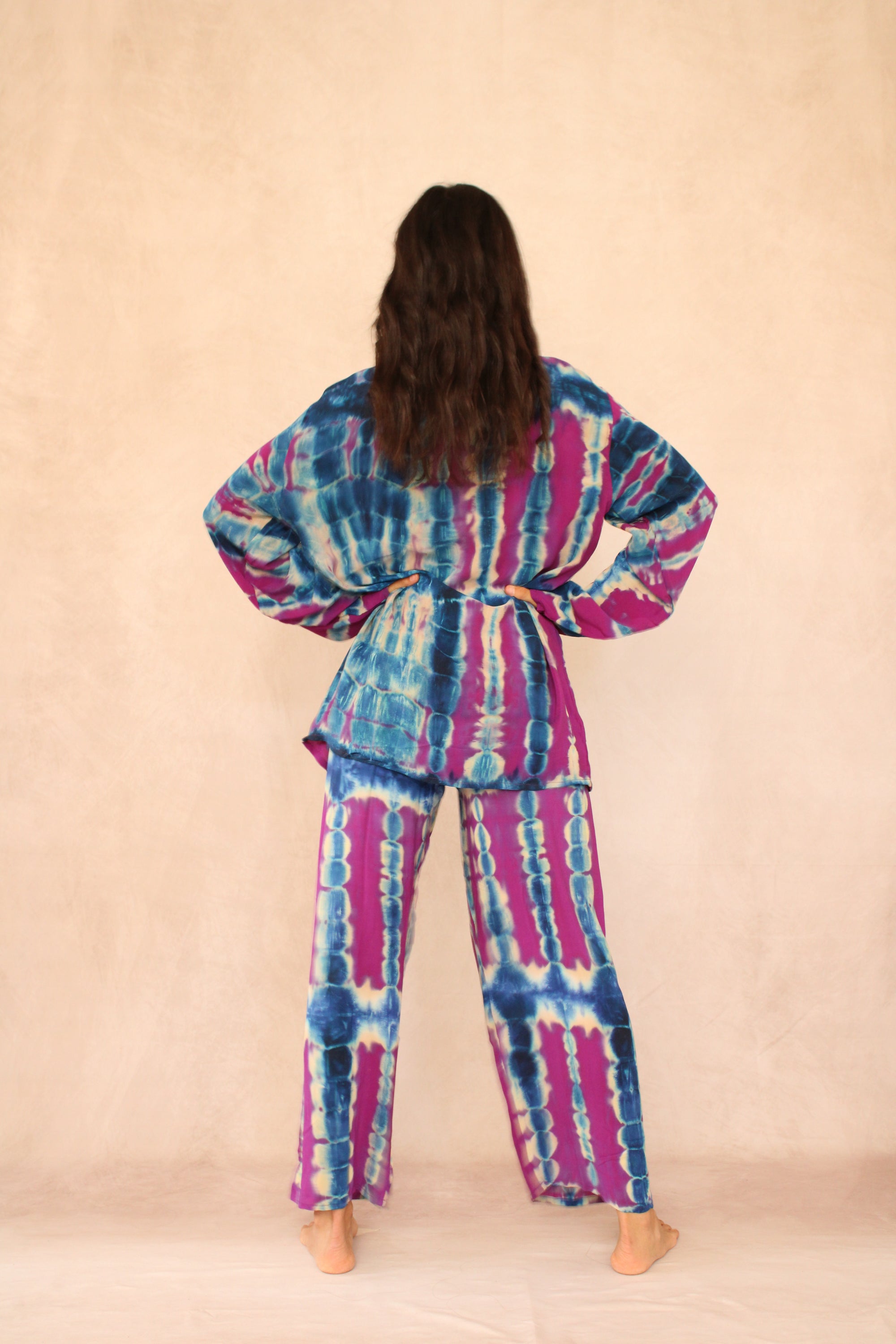SHIBORI SILK SET