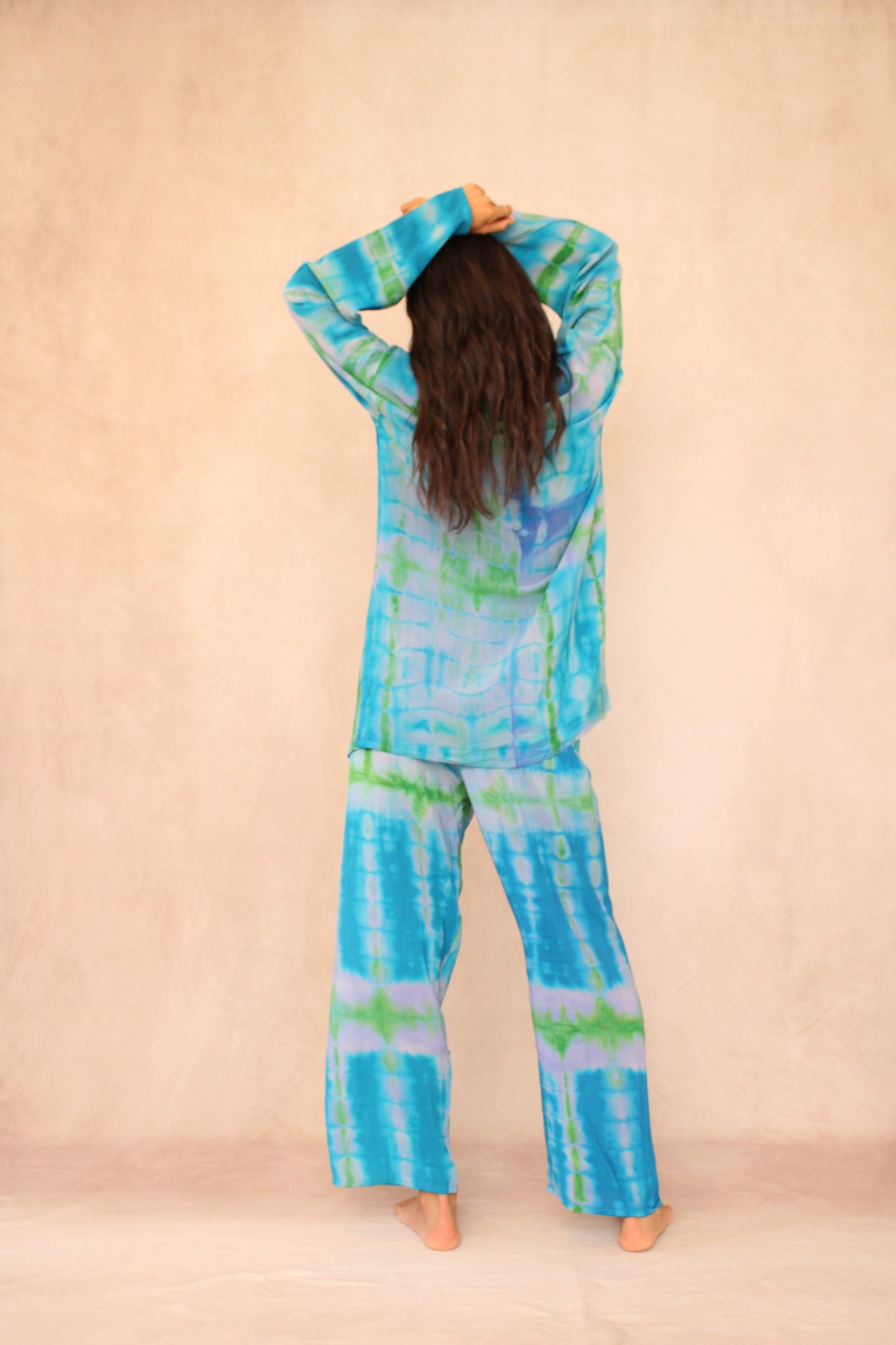SHIBORI SILK SET